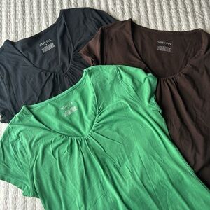 3-pack V-Scrunch Shirt